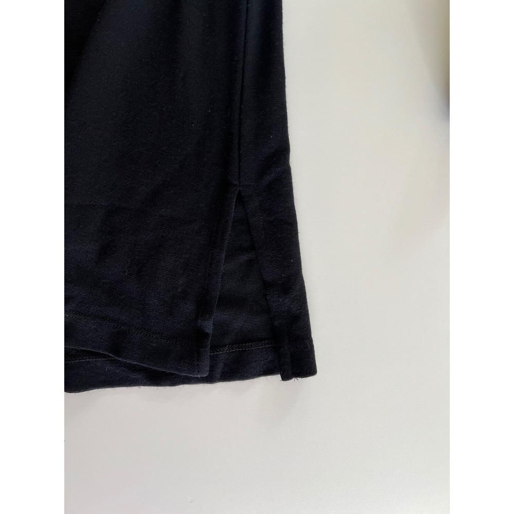 New Frontier Womens Black Sleeveless Split Neck Tank Top Side Slits Size XS - Picture 7 of 8